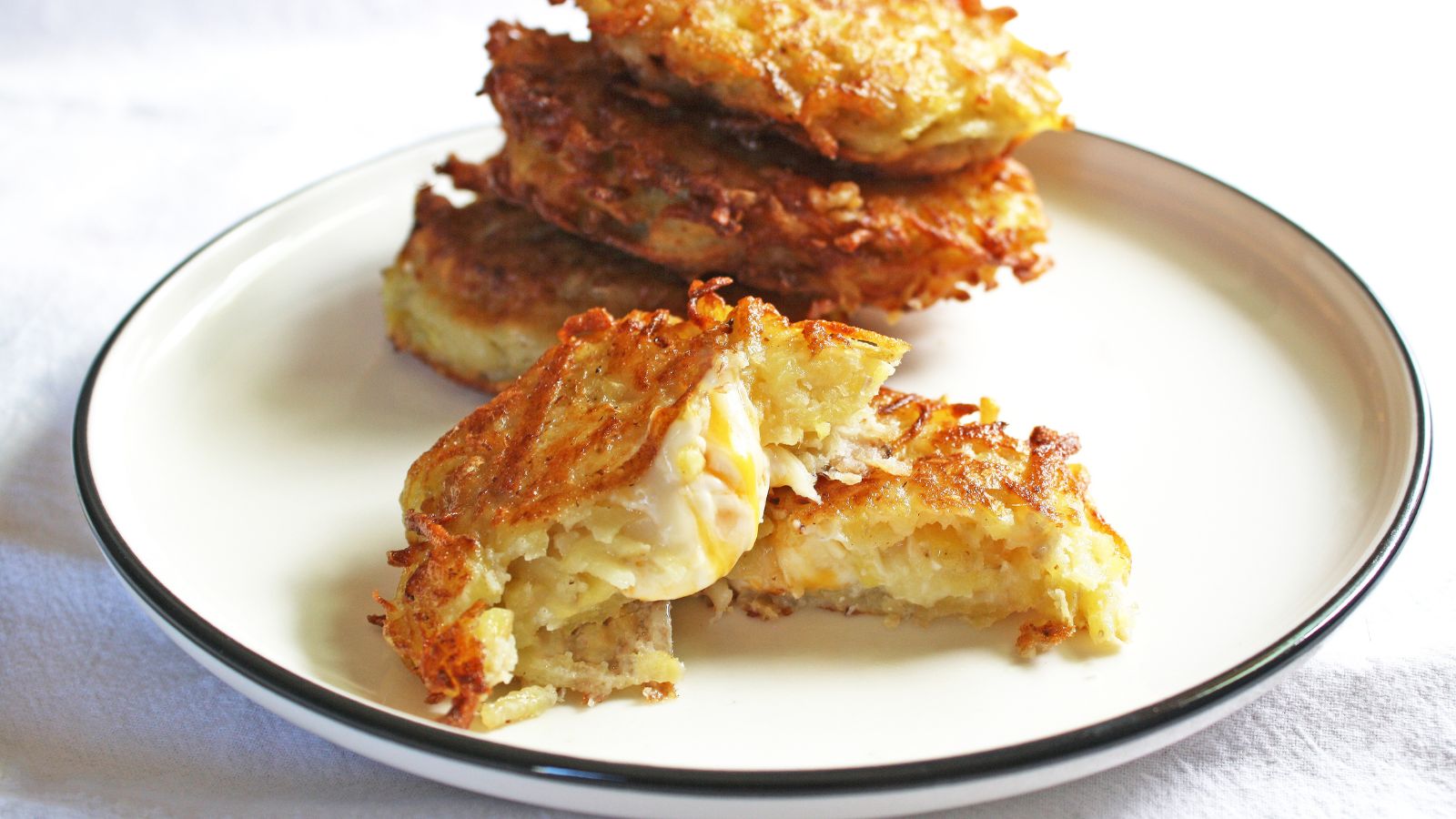 cheese filled latkes