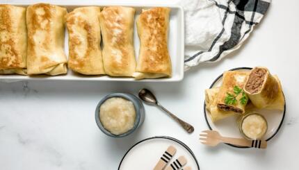 brisket blintzes