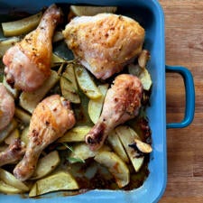 One-Pan Roast Chicken with Rosemary, Garlic and Potatoes-image