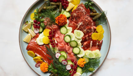 smoked fish platter Rosh Hashanah