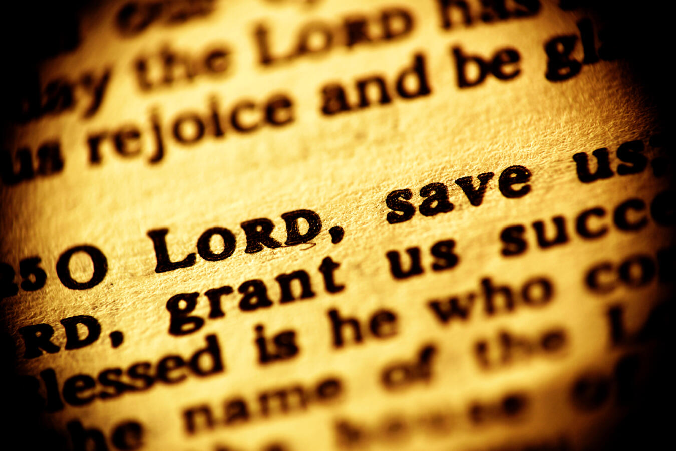 Lord save us (Psalm 118,25)