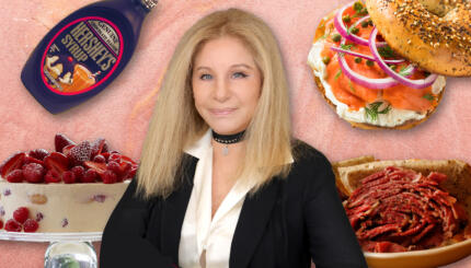 Barbara Streisand book food