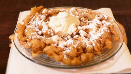 funnel cake recipe easy funnel cake recipe can you eat funnel cake for Hanukkah