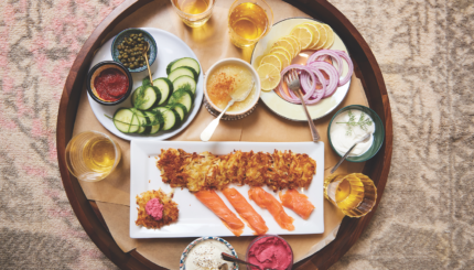 latke snack tray recipe