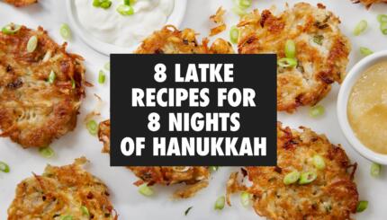 8 latke recipes for 8 nights of Hanukkah digital cookbook