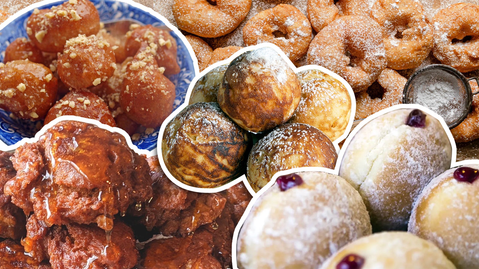 types of Hanukkah donuts