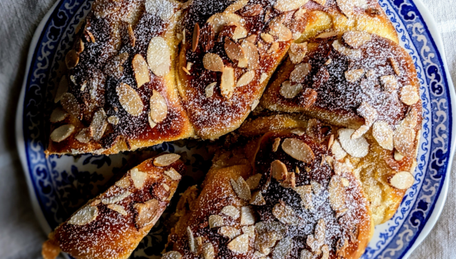 almond croissant challah recipe