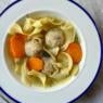 vegan matzah ball soup