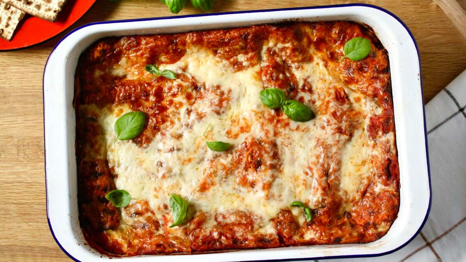 matzah lasagna recipe passover easy dinner