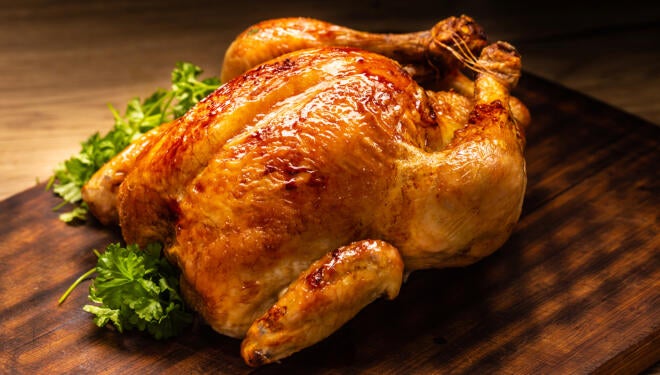 This honey horseradish chicken combines sweet and spicy flavors in a simple, roasted dish perfect for holidays or weeknight dinners.