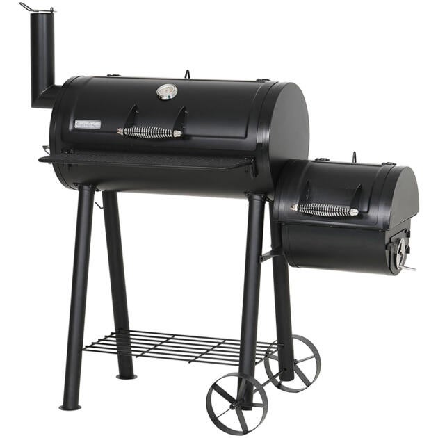 2 in 1 Smoker and Charcoal Grill 