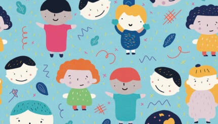 illustration of children