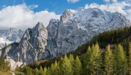 photo of snow-capped mountain