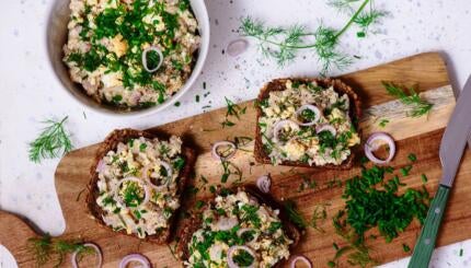 Forshmak on toast.