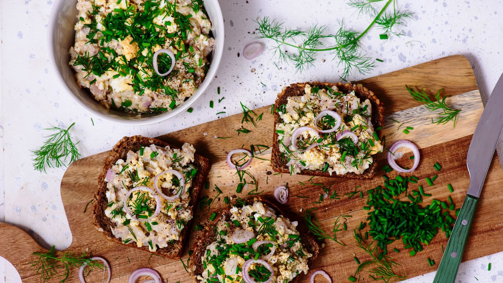 Forshmak on toast.