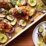 Sheet-pan Hot Honey and Sumac Chicken and Summer Veggies