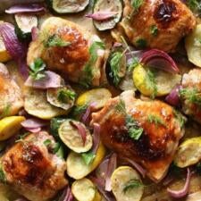 Sheet Pan Chicken Recipe with Sumac and Hot Honey -image