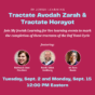 Siyyum for Tractates Avodah Zarah & Horayot