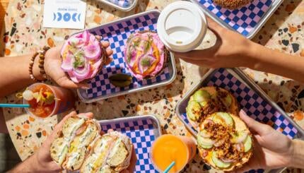 Flower Moon Bagels.
