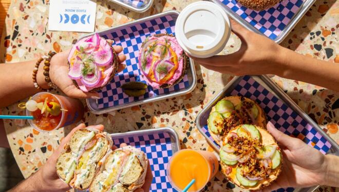 Flower Moon Bagels.