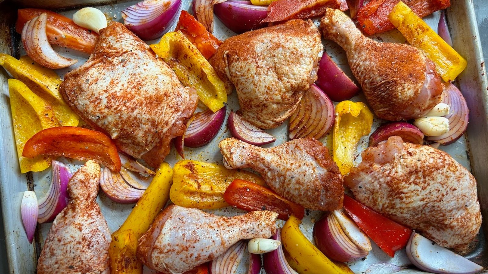 Sheet Pan Chicken Paprika