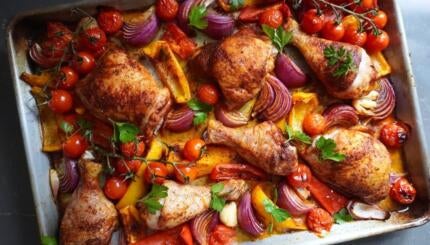 Sheet Pan Chicken Paprika