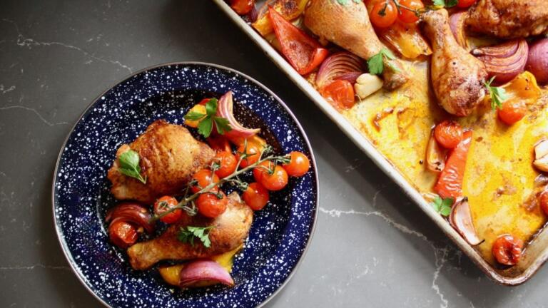 Sheet Pan Chicken Paprika
