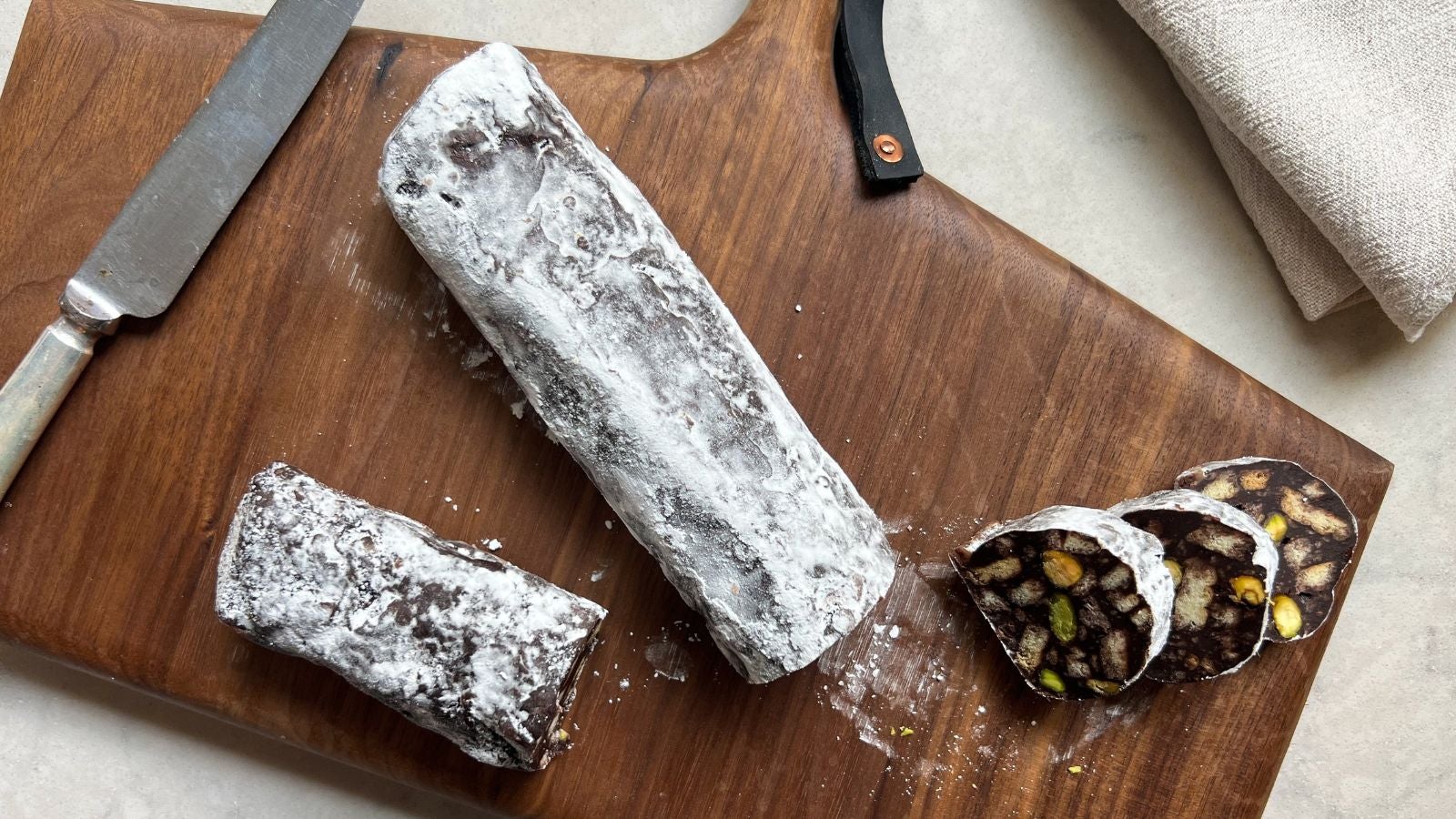 Chocolate salami.