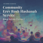 Community Erev Rosh Hashanah Service