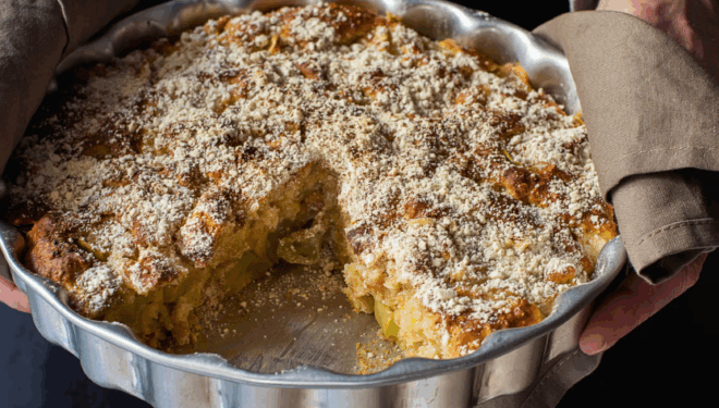 Apple cake.